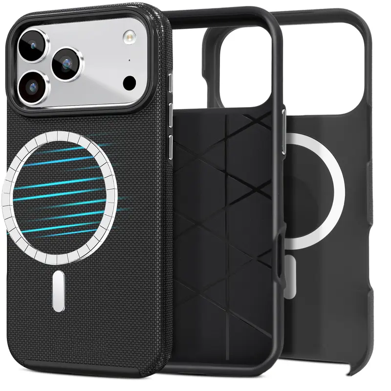 For iPhone 18 Pro, iPhone 18 Pro Max, iPhone 17 Pro, iPhone 17 Pro Max Case, MagSafe-Compatible Dual-Layer Shockproof Rugged Anti-Slip Cover