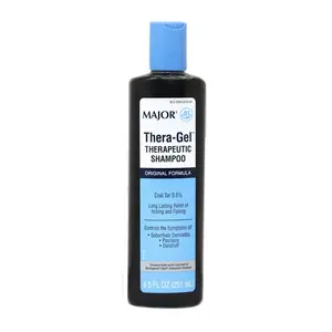 Major Thera-Gel Unscented Dandruff Shampoo | Coal Tar 0.5% | 8.5 oz