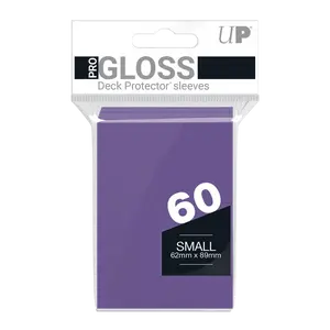 UTLRA PRO-Gloss Small DECK PROTECTOR® Purple Sleeves (60ct)