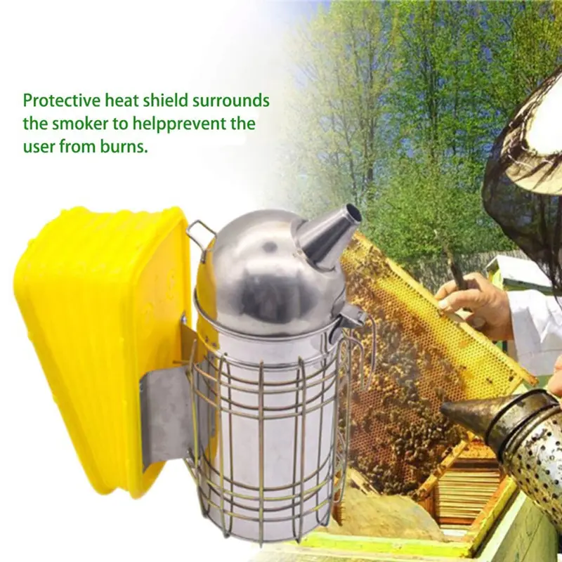 Bee Beehive Fogging Machine Smoke Smoker Plastic Blast Board Beehive Honeycomb Frame Beekeeping  Accessories