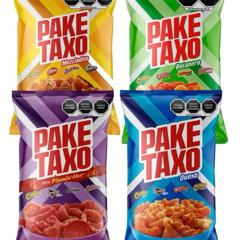 Sabritas Paketaxo mix bundle papas snack authentic Mexican chips 60g Pack of 4