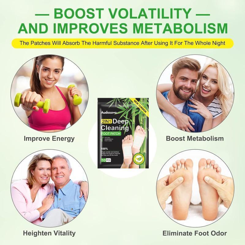 Foot Detox Patches for Stress Relief, Toxin Removal & Better Sleep Natural Deep Cleansing Pads Healthy Healthcare Solution Treatment TikTokShopBlackFriday