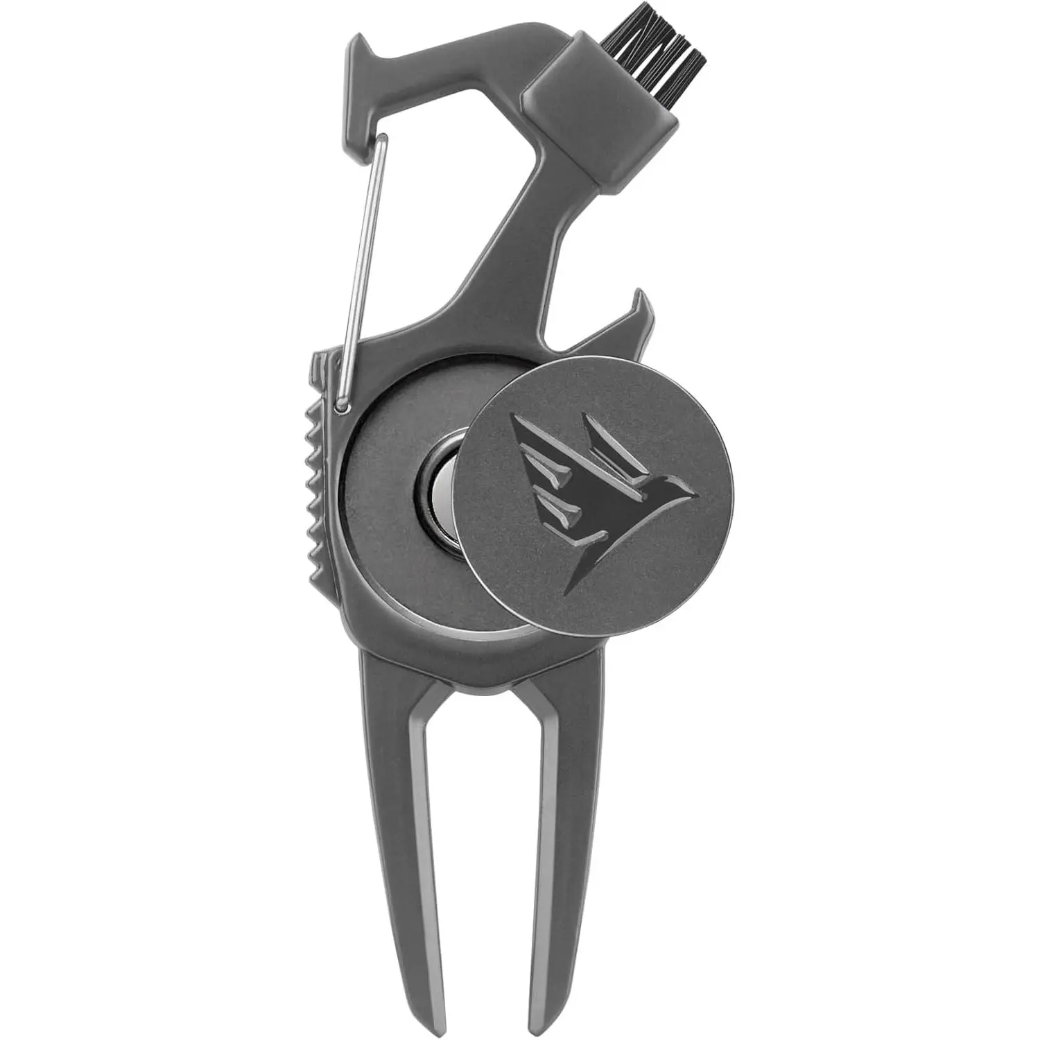 Golf Divot Pitch Mark Repair Tool 7-in-1 - Club Holder, Brush, Clip Buckle,  Cleaner, Bottle Opener, Ball Marker, Divot Tool -  Box Included