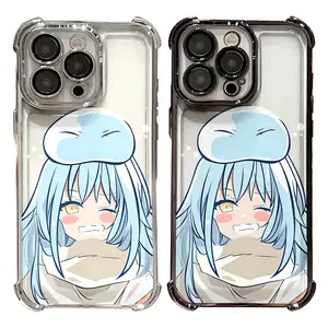 Rimuru Tempest Anime Transparent Cute Phone Cases For iPhone 17 16 15 14 13 12 11 Promax Pro Air Plus That Time I Got Reincarnated as a Slime Multicolor Shockproof Cover Protection Gifts For Christmas Halloween Birthday