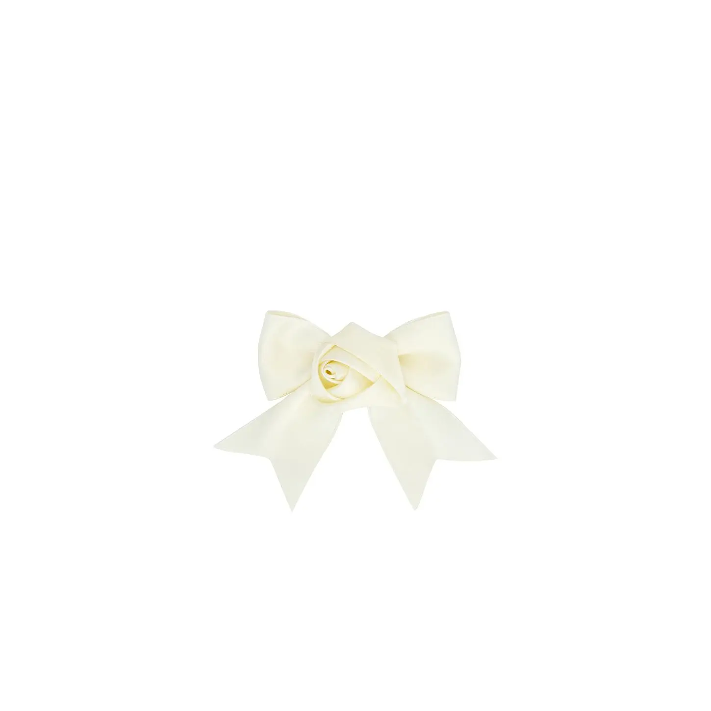 petit moments X Scott King Hair Madonna Bow Clip in Cream