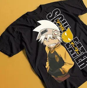 [Sale Up To 30%] Soul Eater Evans T-shirt, Anime Graphic Tee, Unisex Cotton Tee, Size S-5xl