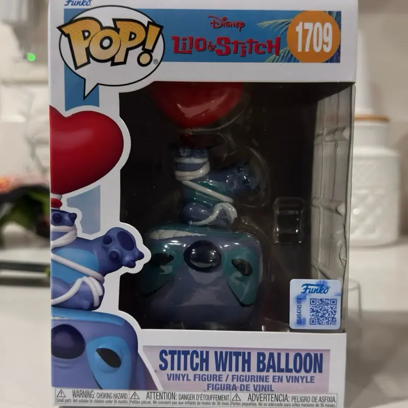 Funko Pop TV/Movie Character Stitch with Balloons Collectible Figure Vinyl, Collectible Room Decor Figurine