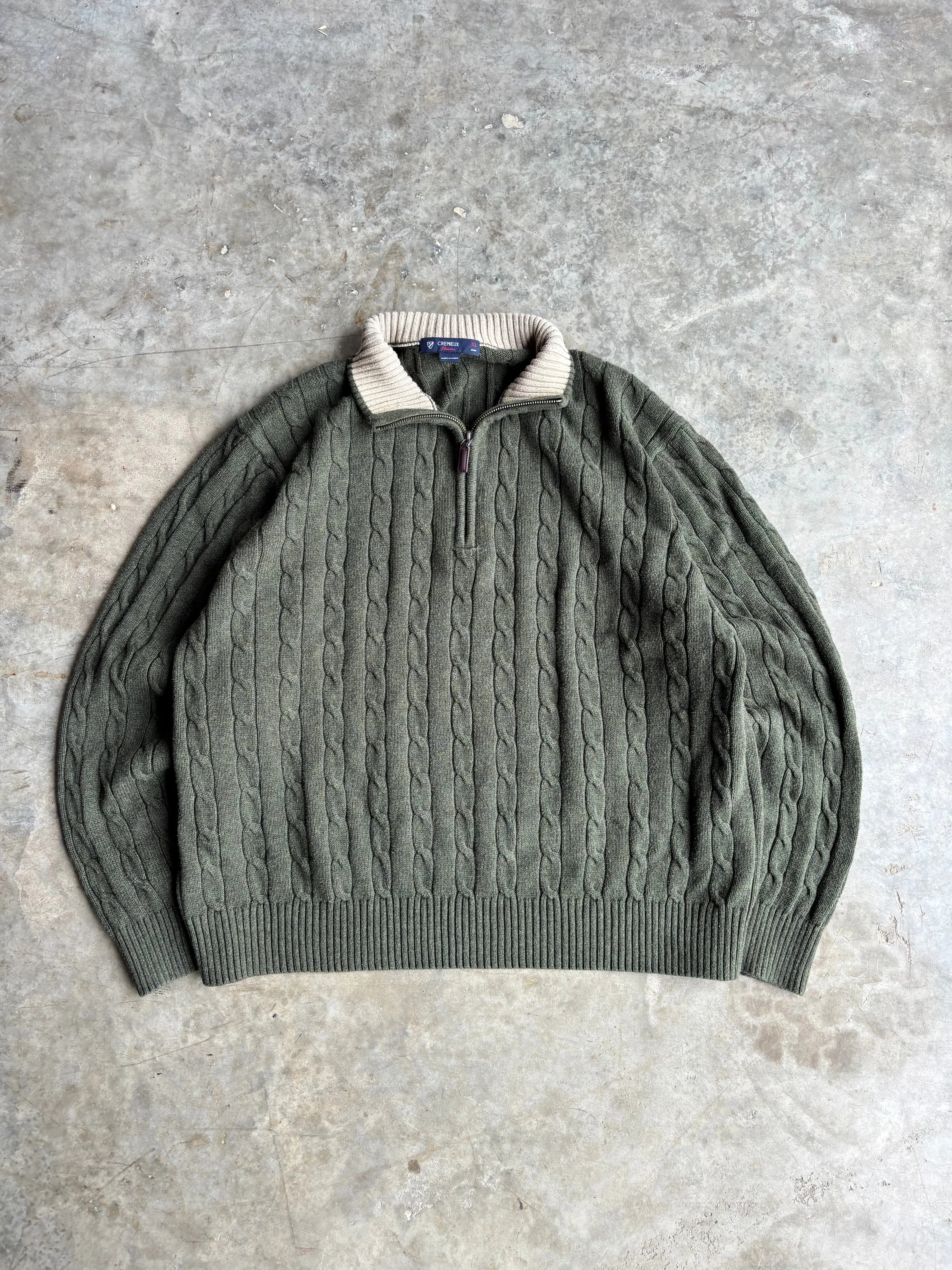 Cremieux Quarter Zip Sweater - XL