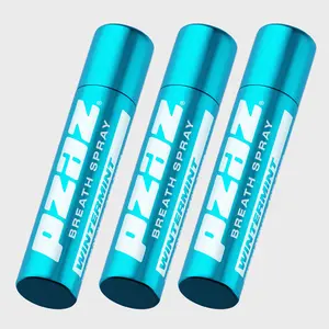 Pzaz Breath Spray - Wintermint 3 pack - Instant Refreshment - Caffeine Microdose - Eliminate Bad Breath