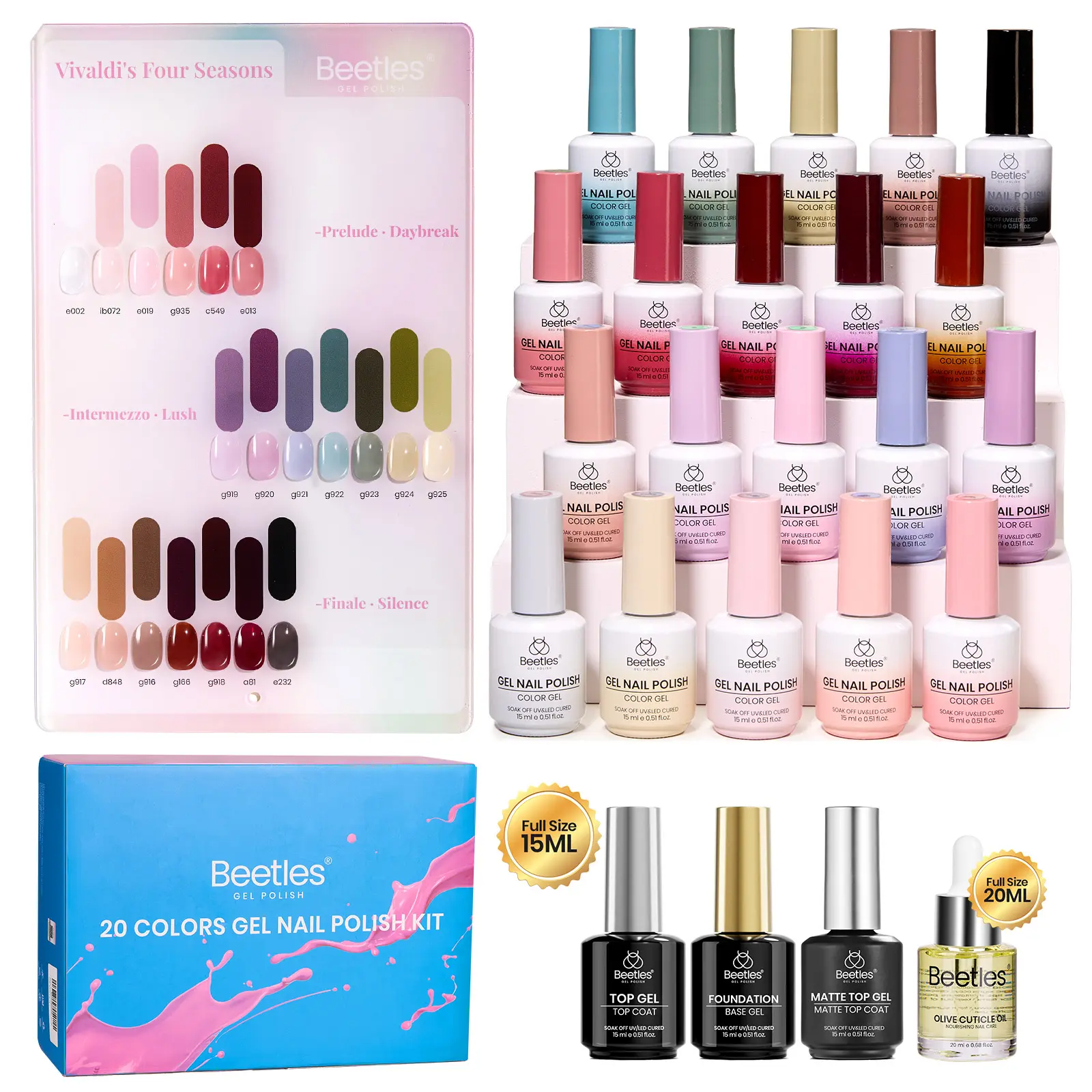 Vivaldi's Four Seasons 20Colors 27PCS