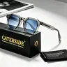 CATERSIDE Men's Punk Square Framed Sunglasses - Punk-Ready Tint Lenses, UV400 Shields Eyes Outdoors, Vintage Fashion Men's Accessories, Unique Cool Gifts for Guys