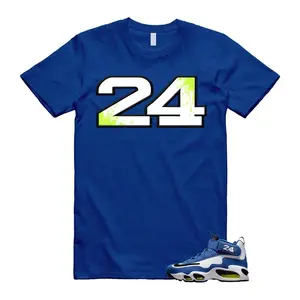 Air Griffey Max 1 Varsity Royal White Volt Black T Shirt Match 24 KEQ