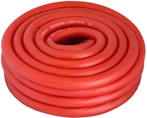 PATRON 25 FEET PREMIUM 0 GAUGE RED POWER / GROUND WIRE CABLE 1/0 GAUGE CAR AUDIO