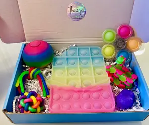 Chocolate bar pop it fidget box by sweetest fidgets