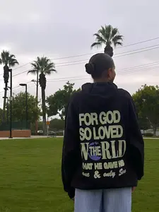 John 3:16 For God So Loved The World Christian Hoodie, Faith Based Religious Sweatshirt, Jesus Apparel, John 3:16, Christian and Jesus Hoodie, Faith Apparel, Bible Verse Hoodie,Religious Sweatshirt, Faith Based Fashion, Jesus Loves You, Christian Clothing