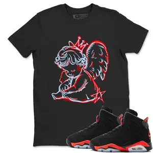Unisex T-shirt To Match Sneakers Jordan 6 Reverse Infrared - Neon Angel. 100% Cotton for Casual Wear. Comfortable Summer Unisex T-Shirt to match Jordan Sneaker. Streetwear Style. urban outfitters