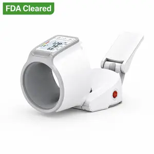 New Upper Arm Blood Pressure Monitor for Home Use, Large Backlit LCD, Automatic Cuff Expands to 7.1"-16.5", One-Touch Barrel-Type Blood Pressure Monitors, Dual User 99x2 Memory, Pearl