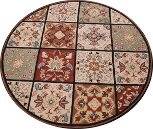 Floral Round Rug 10x10 - Vibrant Floral Patterns for Home Decor