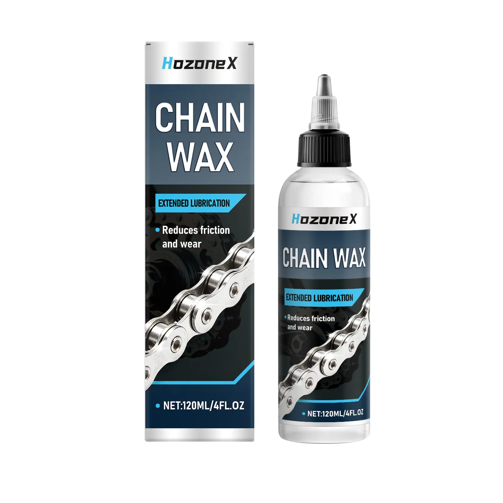 HozoneX Long-Term Lubrication For Bicycle Chains Reduces Friction And Wear. It Is A Universal Chain Agent For Outdoor Daily Use