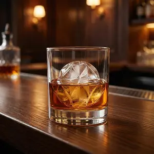 3-Pack Single-Cavity Diamond Pattern Ice Cube Mold Elegant Twist-Release Food-Grade Silicone Ice Tray for Whiskey Cocktails & Desserts Stylish Drink Accessory Gift for Whiskey Enthusiasts