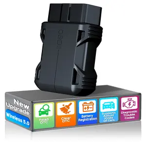 Wireless Obd2 Scanner, Bluetooth-compatible Dual-Direction Full System Diagnostic Tool, Compatible with iOS and Android, Car Code Reader