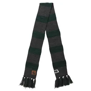 Vintage Hogwarts Slytherin Scarf Harry Potter