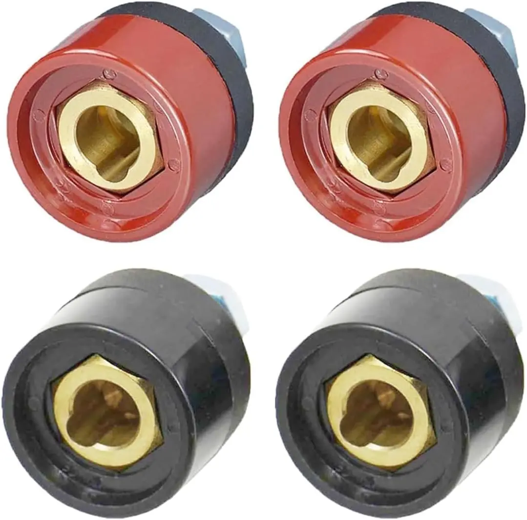 RIVERWELD TIG Welding Cable Panel Connector Socket DKZ35-50 315A 4pcs