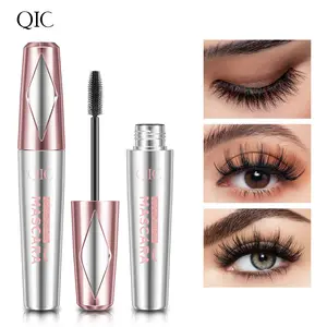 QIC Rose Silver 4D Mascara Large Brush Head Volumizing Curling Lengthening Thickening Waterproof Smudge-proof Cross-border Makeup