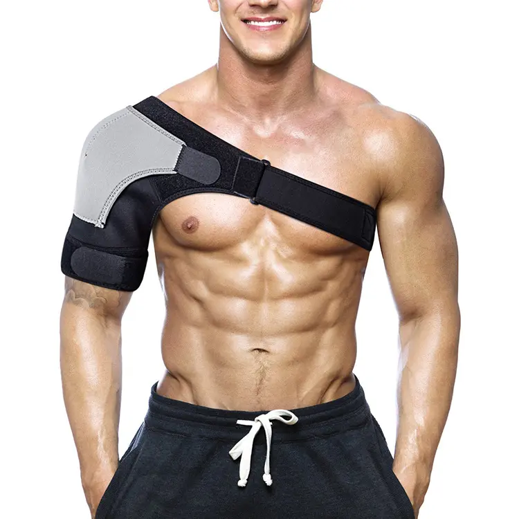 Sports Shoulder Pads Men's and Women's One Shoulder Pressurized Shoulder Pads Shoulder Protection Adjustable Shoulder Straps Tool Support