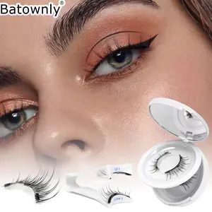 Magnetic False Eyelashes Set, Reusable No Glue Lashes, Includes Dedicated Applicator, 2 Pairs, Perfect for Daily Use, Makeup