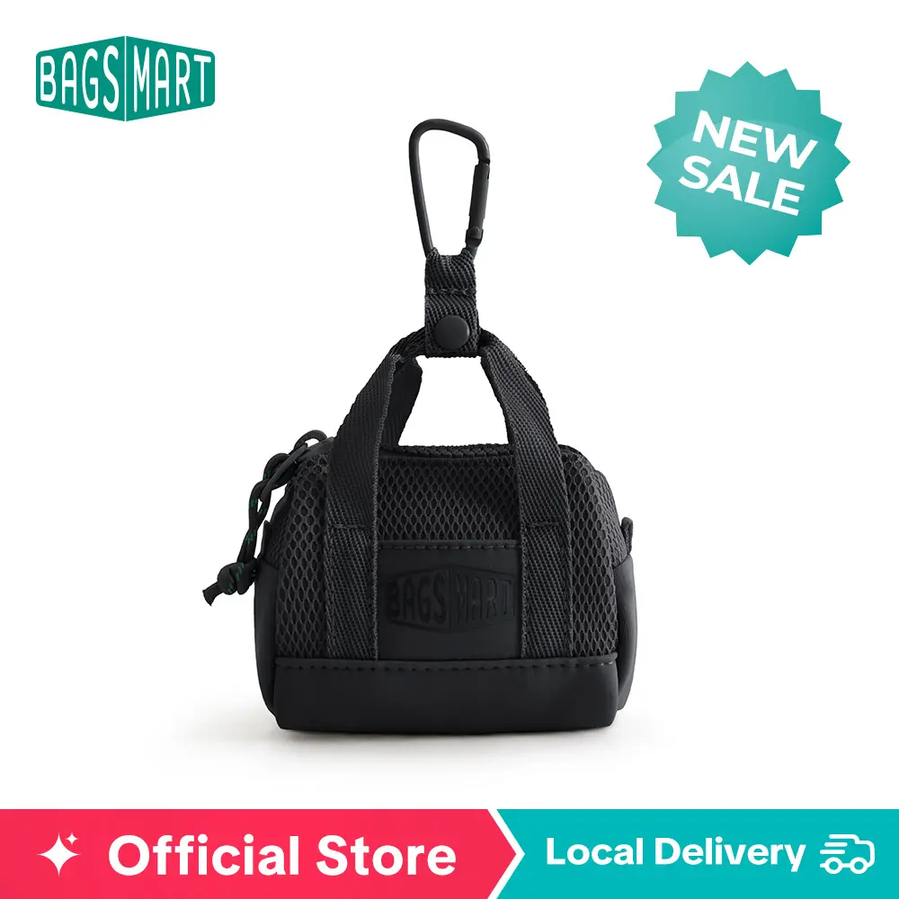 【New In】BAGSMART Reiki Mini Duffle bag Cute Keychain,Zipper for Key Card Lipstick Headset Cosmetics Bag TikTokShopfalldealsforyou