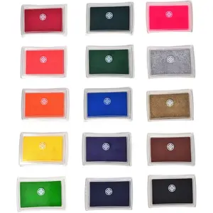 Washable Ink Pads Washable  Pads - Assorted Colors Craft Ink Pad  Pad Kit -  Pads for Rubber  Stamping  15 Sets