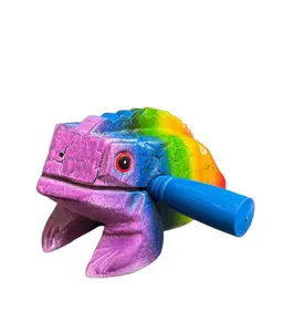 Rainbow frog 5 “ music instrument