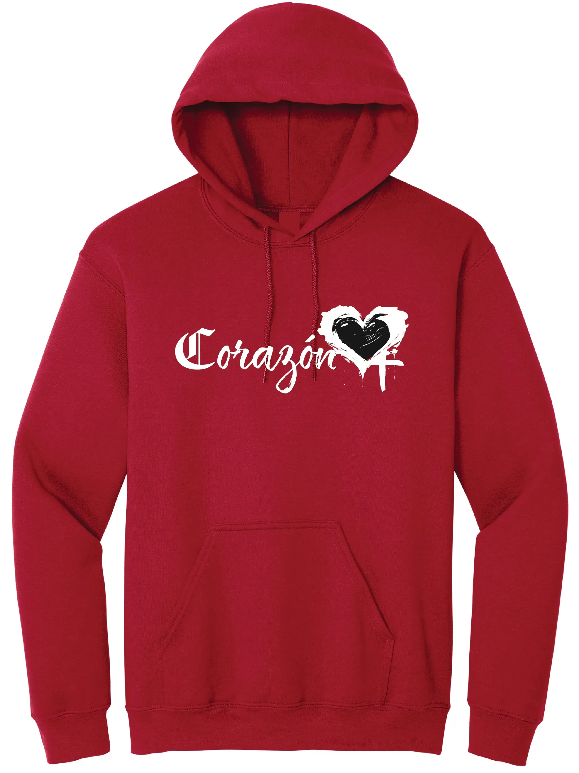 CORAZON_LIMITED EDITION Unisex Cherry Red Holiday 8oz Hoodie