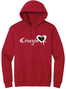 CORAZON_LIMITED EDITION Unisex Cherry Red Holiday 8oz Hoodie
