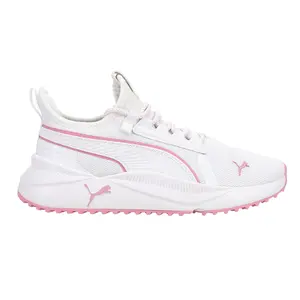 PUMA Womens Pacer Future Street Rose Lace Up Sneakers Shoes Casual - Pink, White