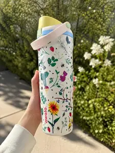 Owala FreeSip 30oz Mother Nature & Little Sprout Reusable Drinkware Bottle for Everyday Use Eco-Friendly Capacity Washable Cup