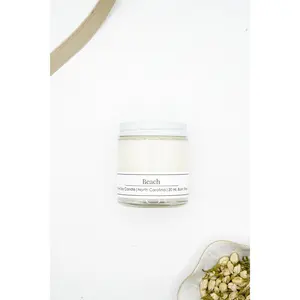 Beach 4 oz Candle - 100% Soy Wax, 20+ Hour Burn Time, Jasmine, Mandarin, Salt Scent, Eco-Friendly, Made in North Carolina