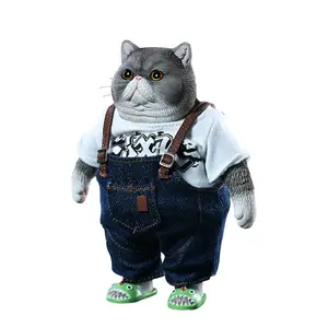 JXK Studio Fat Cat 4.0 Statue Series Durable Polyresin with Intricate Details