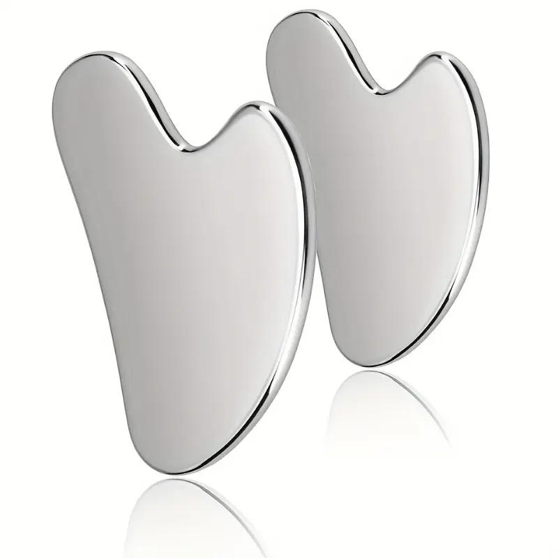 Stainless Steel Gua Sha Tool, Facial Body Scraper and Massage Board for Face and Body Skin Care