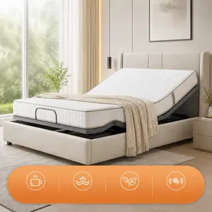 Full Size Electric Adjustable Bed Frame with Wireless Remote – Head & Foot Incline Adjustable Base, Zero Gravity & Anti-Snore Positions, Quiet Motor Mattress Foundation for Pressure Relief, Better Sleep & Easy Assembly