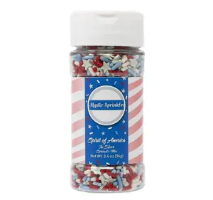 Spirit of America In Silver Sprinkle Mix 3.4oz