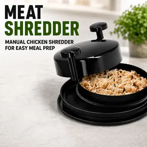 MIUVA Meat Grinders for Home Use  Manual Meat Shredder Tool with Grip Handles Non Skid Base Chicken Shredder for Pork Beef BBQ Meal Prep Kitchen