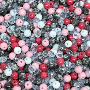 B250ML. Glass/Porcelain Mix Beads for Jewelry Making 250ML/8oz bead mix 2 Orders for a Bento