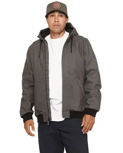 Hawx Men's Men'S Basalt Fleece Lined Hooded Duck Canvas Jacket - Hxfa25o2-Ch
