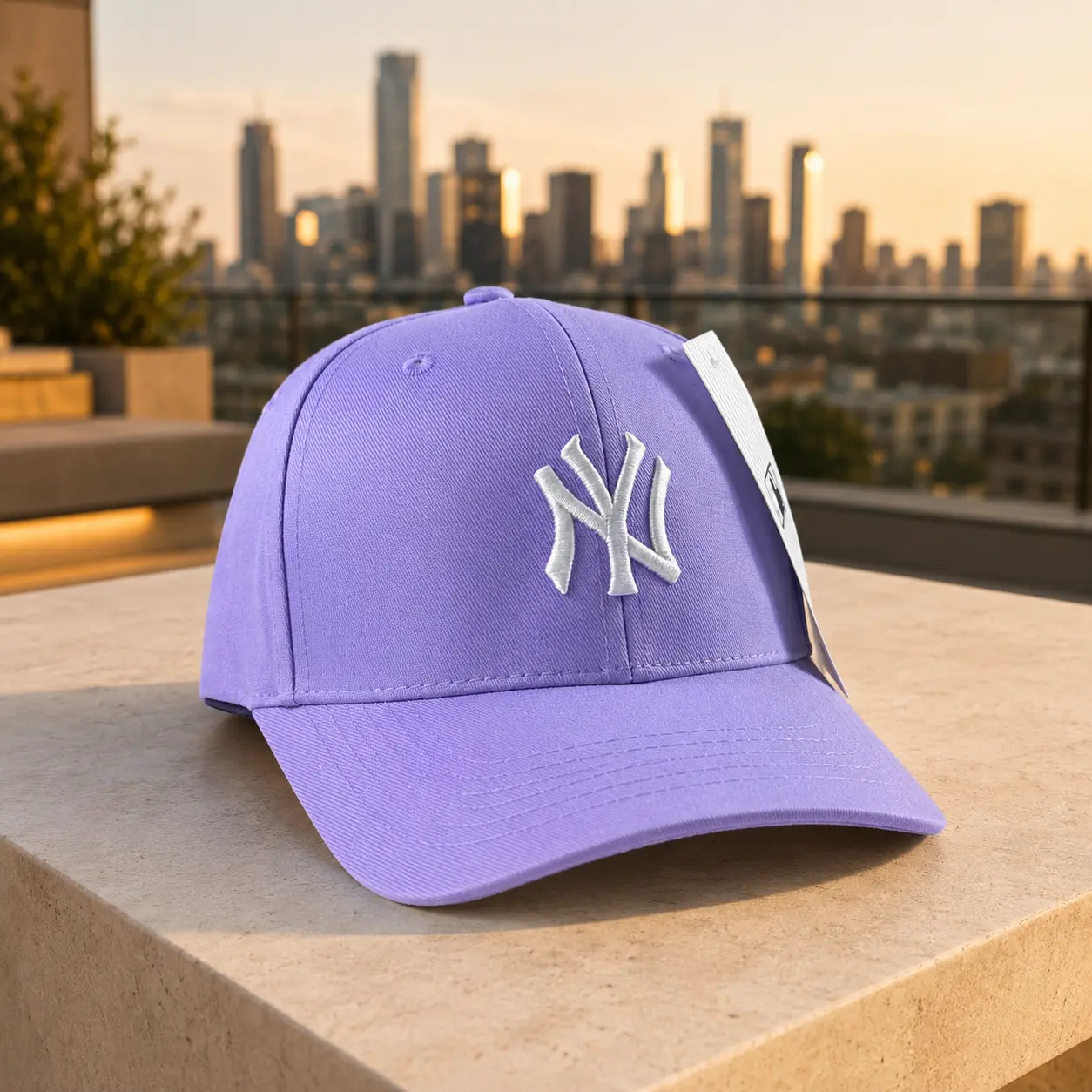 New era NY Skyline Vibe Structured Baseball Cap | Premium Curved Brim Monochromatic Dad Hat | Classic East Coast Streetwear Headwear Unisex new