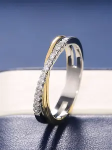 1 PC Fashion Cubic Zirconia Ring For Women For Wedding Engagement Anniversary Party Band Jewelry Valentine's Day Gift