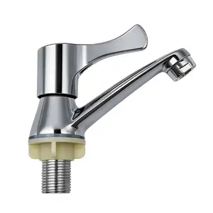 Stainless Steel Bathroom Faucet, High Arc Faucet, Single Cold Water Tap, Sink Mixer Valve, Durable & Easy Install, Ideal for Modern Bathrooms