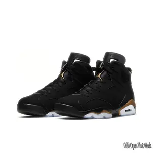 Luxury-Inspired High-Top Athletic Shoes, Premium Black Suede Material, Bold Gold Trim, Adjustable Ankle Strap, Cushioned Non-Slip Sole, Trendy Footwear for Street Style & Special Occasions