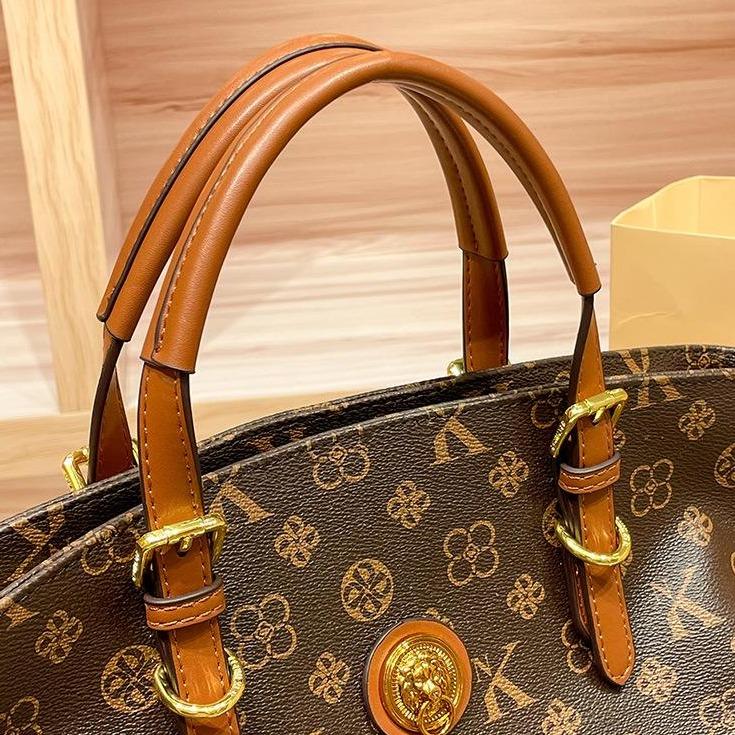 New style genuine leather women's real bag large capacity one-shoulder bag commuting hand-held cross-body tote bag city bag